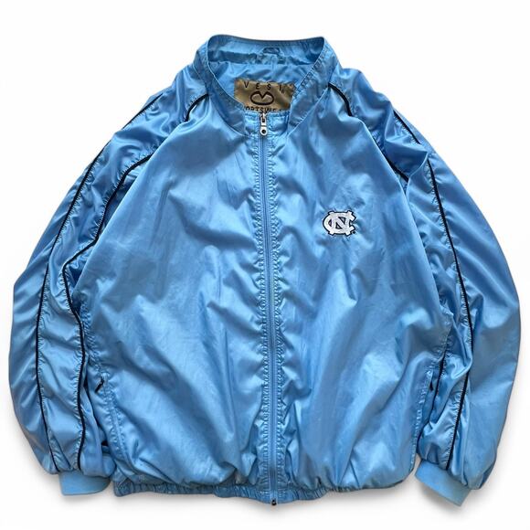 Vintage University North Carolina Tarheels Windbreaker Zip Jacket UNC NCAA XL - Picture 1 of 16